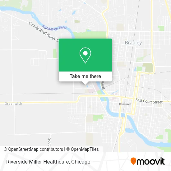 Riverside Miller Healthcare map