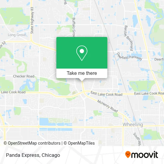 Panda Express map