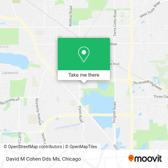 David M Cohen Dds Ms map