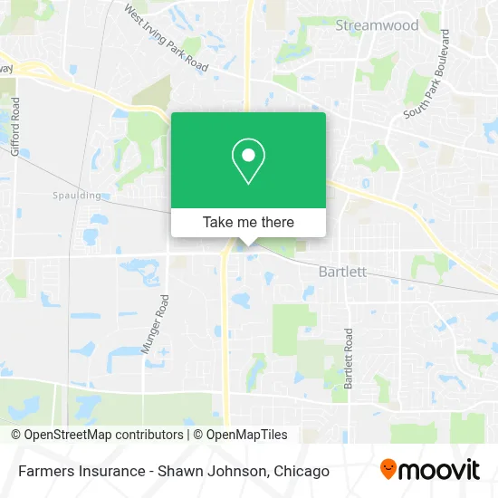 Farmers Insurance - Shawn Johnson map