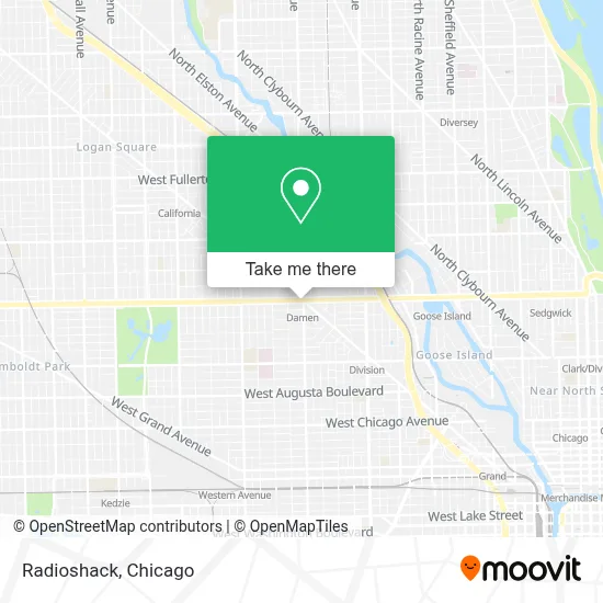 Radioshack map
