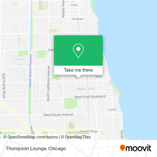 Thompson Lounge map