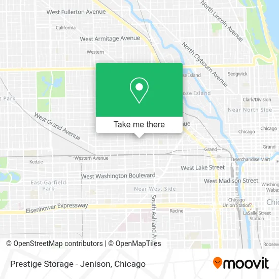 Prestige Storage - Jenison map