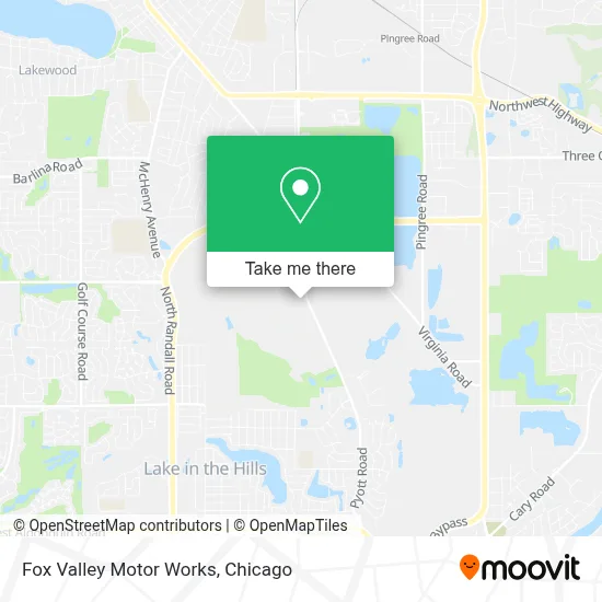 Fox Valley Motor Works map