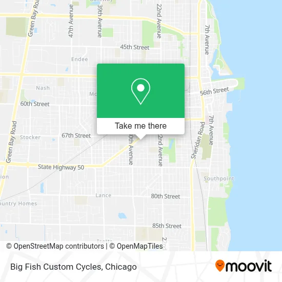 Big Fish Custom Cycles map