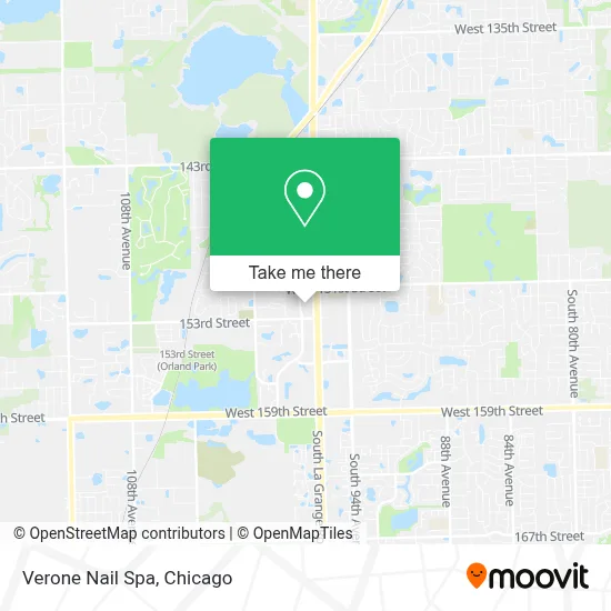 Verone Nail Spa map