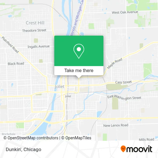 Dunkin' map