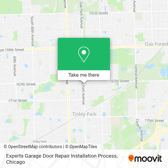 Experts Garage Door Repair Installation Process map