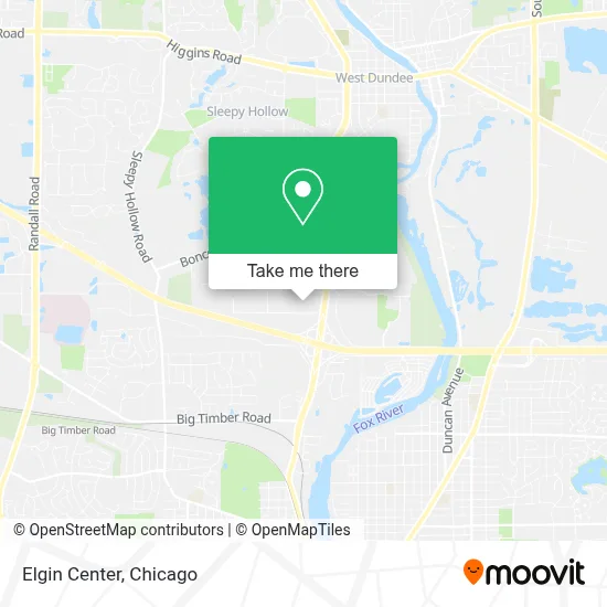 Elgin Center map