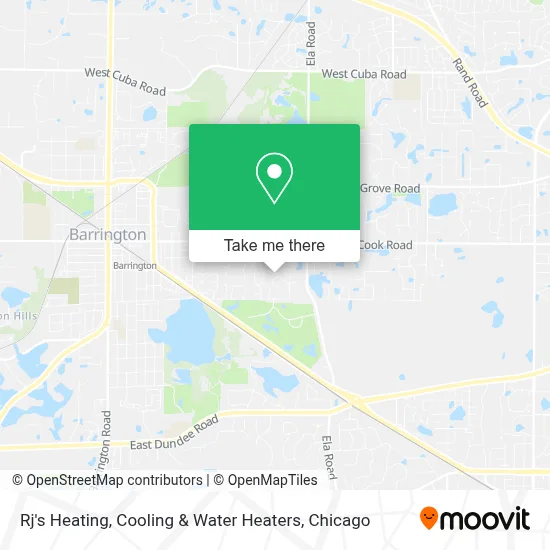 Rj's Heating, Cooling & Water Heaters map