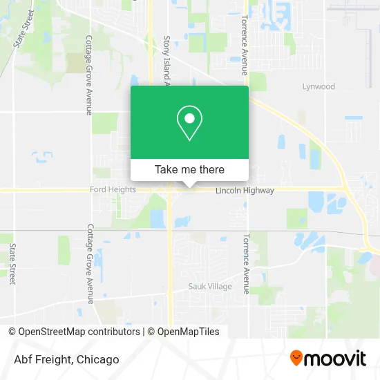 Abf Freight map
