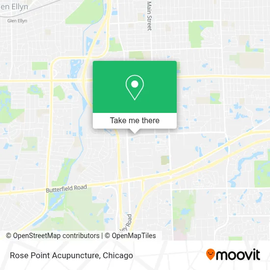 Rose Point Acupuncture map