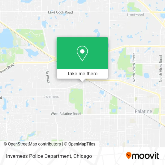Inverness Police Department map