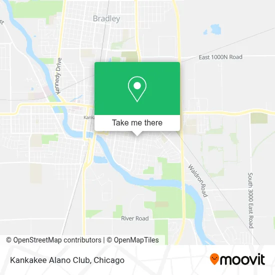 Kankakee Alano Club map