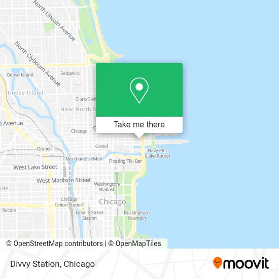 Divvy Station map