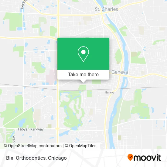Biel Orthodontics map