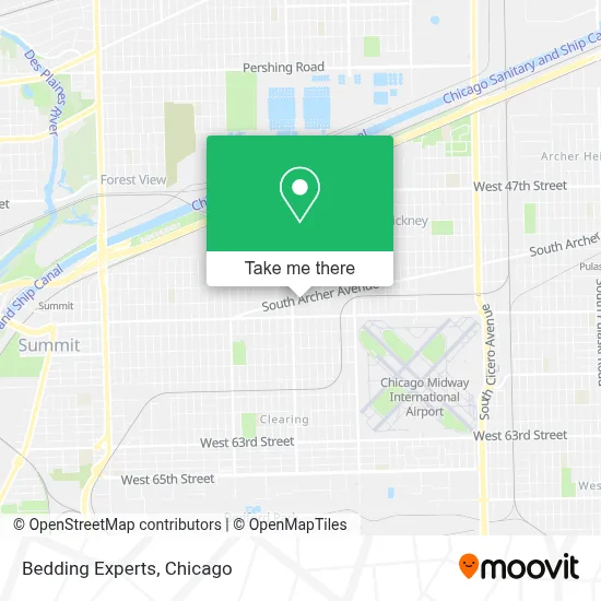 Bedding Experts map
