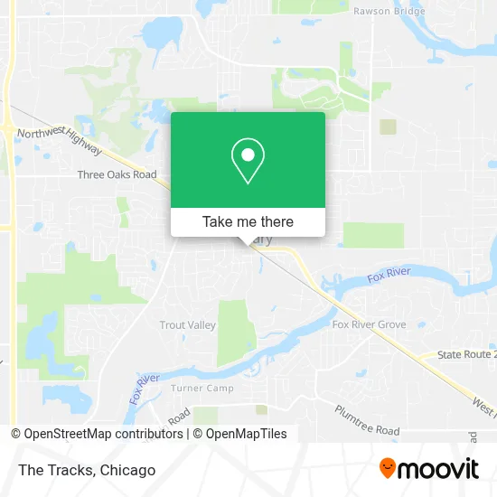 The Tracks map