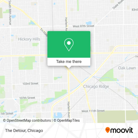 The Detour map