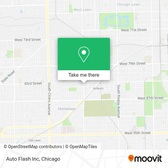 Auto Flash Inc map