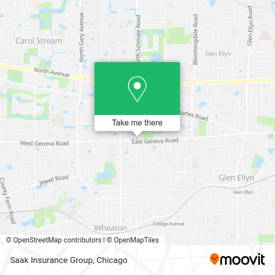 Saak Insurance Group map