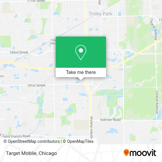 Target Mobile map