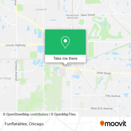 Funflatables map
