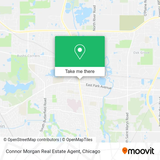 Connor Morgan Real Estate Agent map