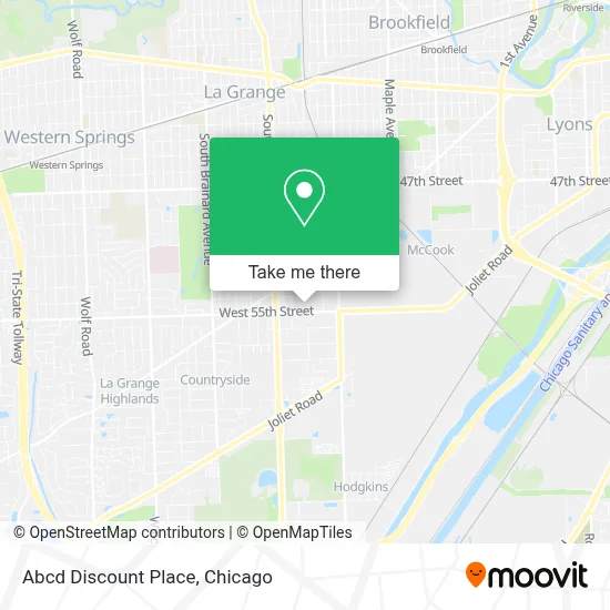 Abcd Discount Place map