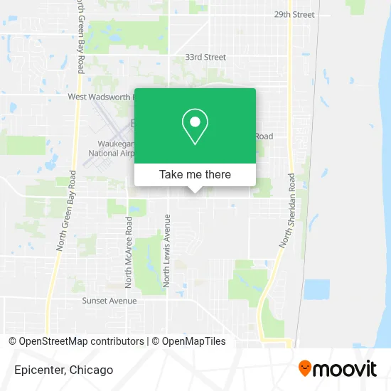 Epicenter map