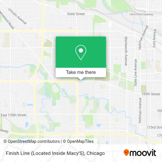 Finish Line (Located Inside Macy'S) map