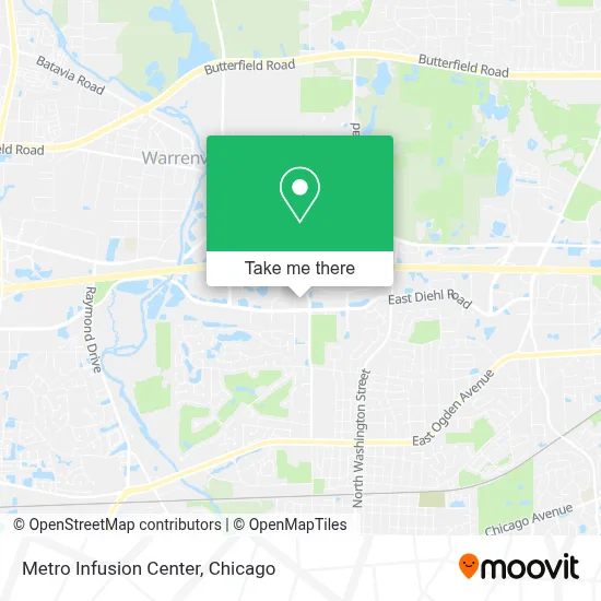 Metro Infusion Center map