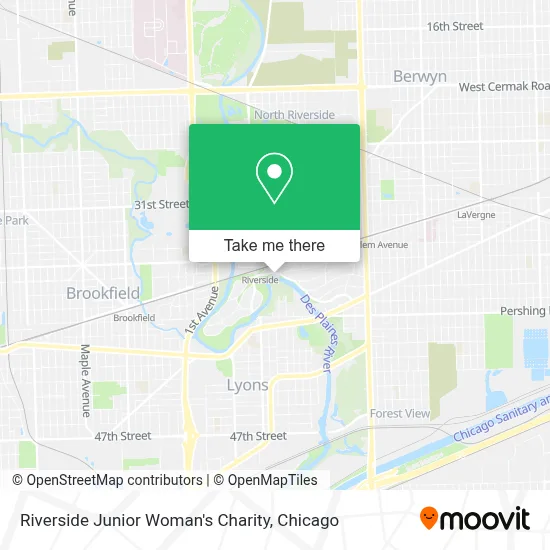Riverside Junior Woman's Charity map