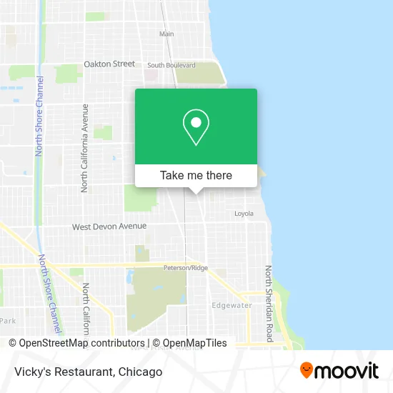 Vicky's Restaurant map