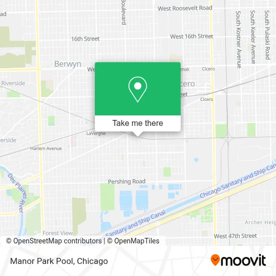 Manor Park Pool map