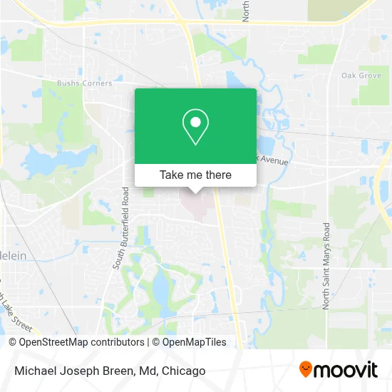 Michael Joseph Breen, Md map
