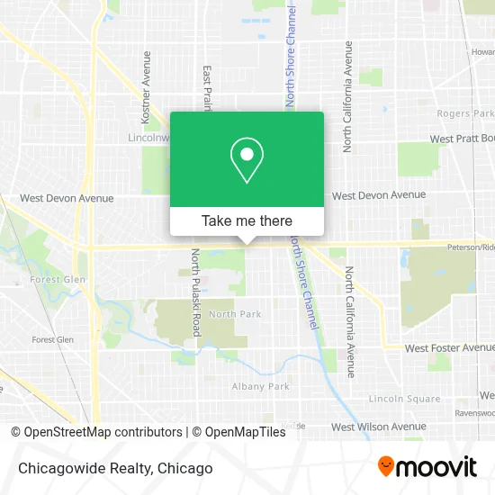 Chicagowide Realty map