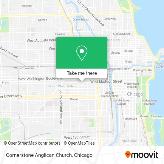 Cornerstone Anglican Church map