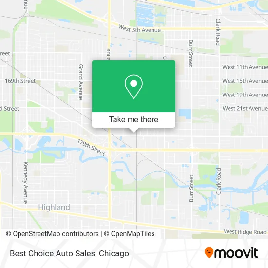Best Choice Auto Sales map