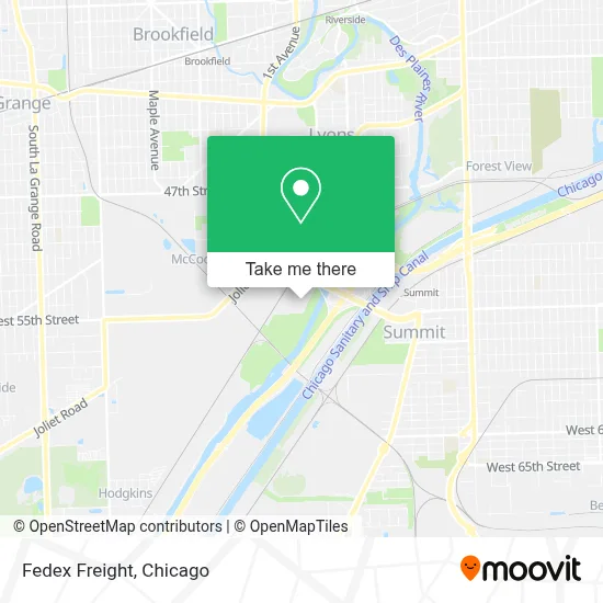 Fedex Freight map