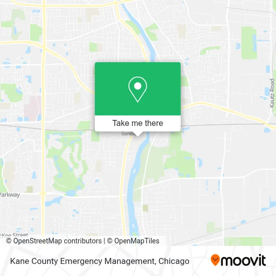 Kane County Emergency Management map