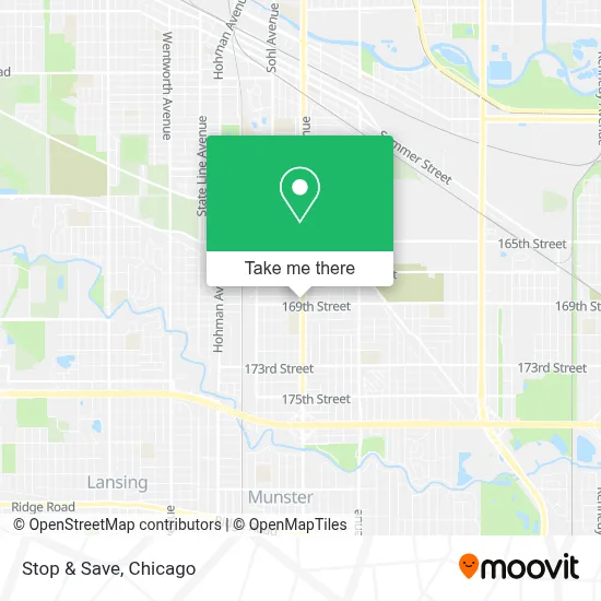 Stop & Save map