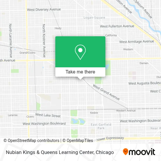 Nubian Kings & Queens Learning Center map