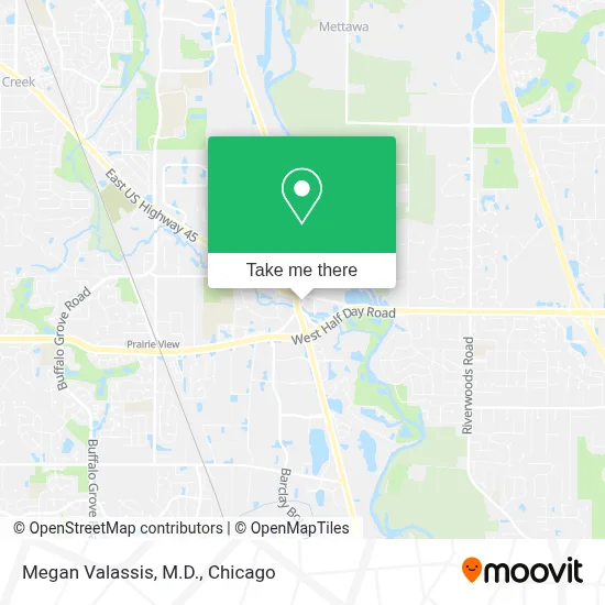 Megan Valassis, M.D. map