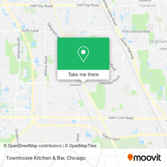 Townhouse Kitchen & Bar map