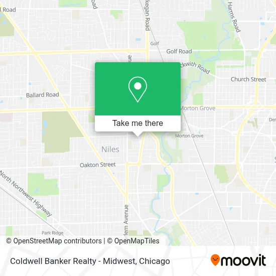 Coldwell Banker Realty - Midwest map