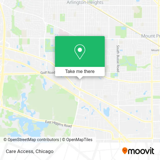 Care Access map
