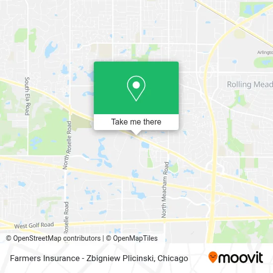 Farmers Insurance - Zbigniew Plicinski map