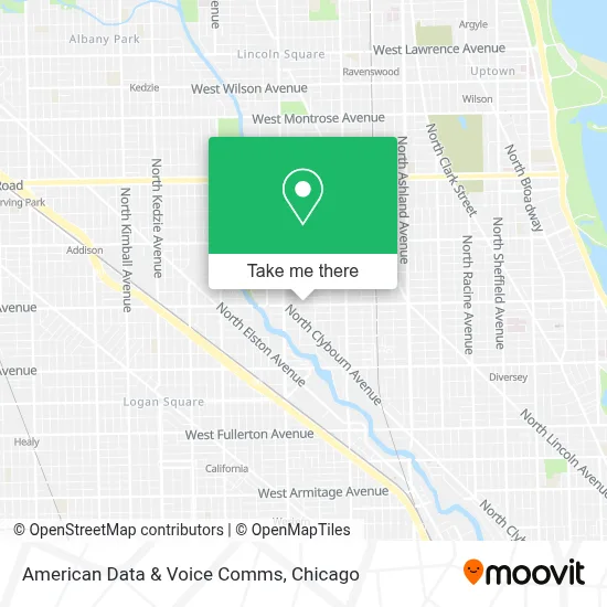American Data & Voice Comms map