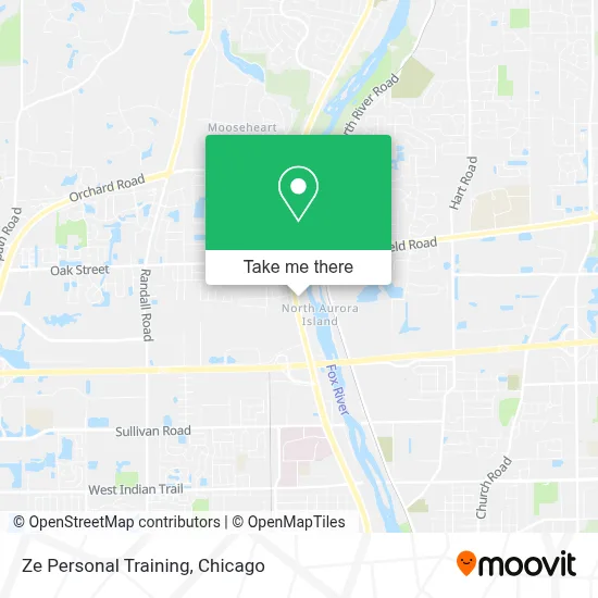 Ze Personal Training map